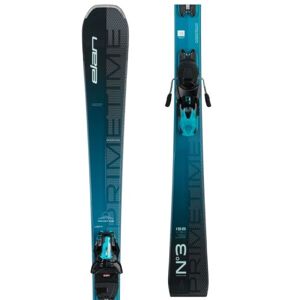 Elan PRIMETIME N°3 W PS + EL 10 GW Dámské sjezdové lyže, modrá, velikost 144