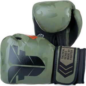 Fighter TACTICAL 10 OZ Boxerské rukavice, tmavě zelená, velikost