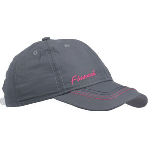 Finmark KIDS’ SUMMER CAP Letní dětská baseballová čepice, šedá, veľkosť UNI