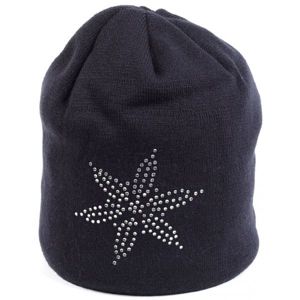 Finmark WINTER HAT Dámská pletená čepice, tmavě modrá, veľkosť UNI