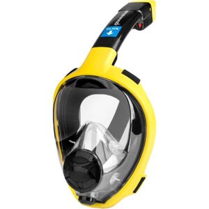 Finnsub LOOK Celoobličejová šnorchlovací maska, žlutá, veľkosť L/XL
