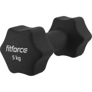 Fitforce FDBN 5 KG Jednoruční činka, černá, velikost 5 KG