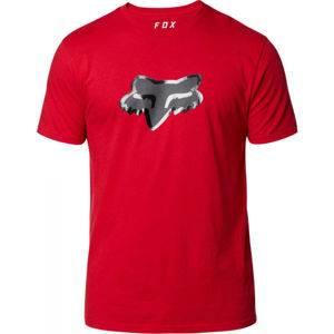 Fox STAY GLASSY SS PREMIUM TEE červená XL - Pánské triko