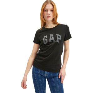 GAP V-GAP SS CLSC TEE Dámské tričko, černá, velikost XS