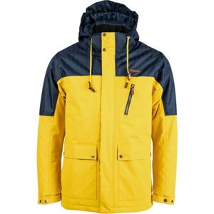 Head KUBAK Pánská zimní bunda, Žlutá,Tmavě modrá, velikost L