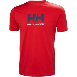 Helly Hansen LOGO T-SHIRT červená S - Pánské triko