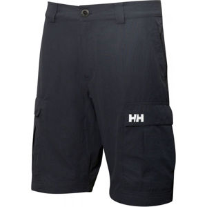 Helly Hansen QD CARGO SHORTS 11 Pánské šortky, Černá,Bílá, velikost