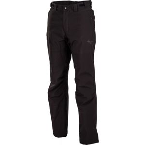 Hi-Tec TRAMAN SOFTSHELL PANTS LIGHT Pánské outdoorové softshellové kalhoty, Černá, velikost