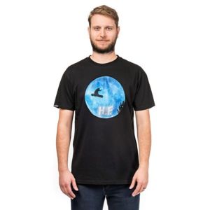Horsefeathers H.F. T-SHIRT Pánské tričko, Černá,Světle modrá, velikost