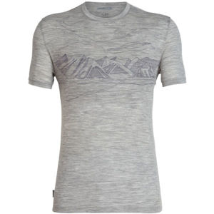 Icebreaker Pánské sportovní tričko Pánské sportovní tričko, šedá, velikost M
