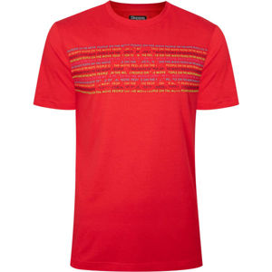 Kappa LOGO BOPER Pánské triko, Červená, velikost