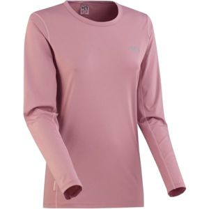KARI TRAA NORA LS růžová S - Dámské tréninkové tričko s dlouhým rukávem