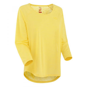 KARI TRAA PIA LS žlutá S - Dámské sportovní triko