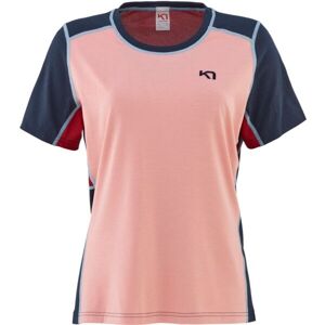 KARI TRAA SANNE HIKING Sportovní dámské tričko, růžová, veľkosť S