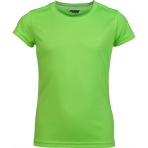 Kensis VINNI Dívčí sportovní triko, světle zelená, velikost 128-134