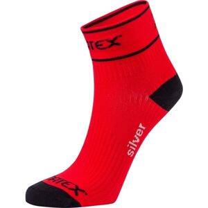 Klimatex LEVI Sportovní ponožky, červená, velikost