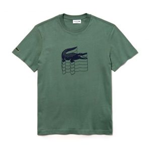 Lacoste MAN T-SHIRT šedá XL - Pánské tričko