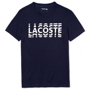 Lacoste MENS T-SHIRT tmavě modrá S - Pánské tričko