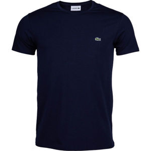 Lacoste ZERO NECK SS T-SHIRT tmavě modrá XL - Pánské tričko