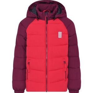 LEGO® kidswear LWJIPE 704 Dívčí zimní bunda, růžová, velikost 110