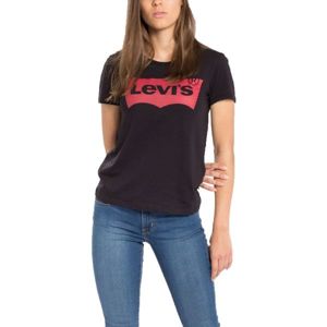 Levi's CORE THE PERFECT TEE Dámské tričko, černá, veľkosť S