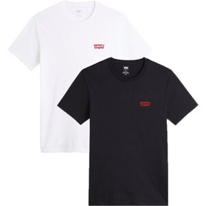 Levi's® GRAPHIC CREWNECK T-SHIRT 2 PACK Pánské tričko, černá, velikost