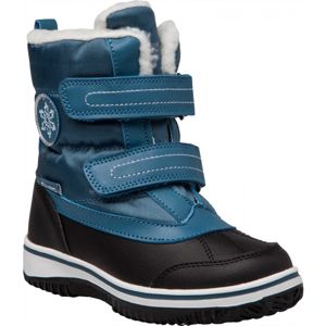 Lewro CAMERON Dětská zimní obuv, Tmavě modrá,Černá,Bílá, velikost