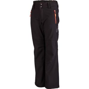 Lewro DAYK černá 152-158 - Dětské softshellové kalhoty