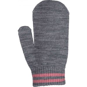 Lewro NDIDI Dětské pletené rukavice, šedá, velikost UNI