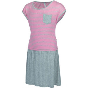 Lewro CHIMERA růžová 164-170 - Dívčí šaty