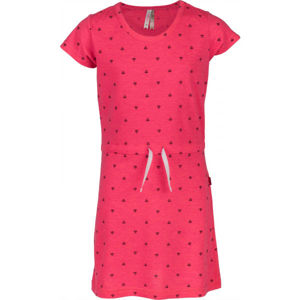 Lewro ATTILA Dívčí šaty, růžová, veľkosť 128-134