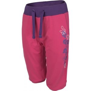 Lewro GISA 140 - 170 růžová 164-170 - Dívčí tříčtvrteční kalhoty