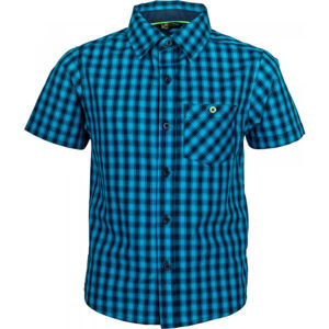 Lewro MELVIN Chlapecká košile, Modrá,Černá, velikost