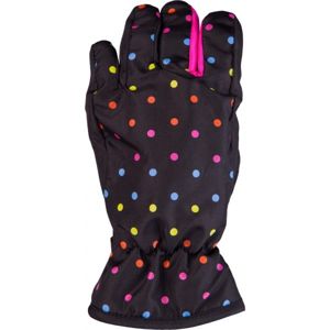 Lewro NEA Dívčí rukavice, Černá,Mix, velikost 12-15