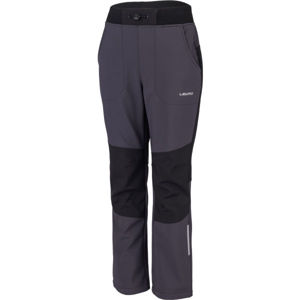 Lewro NORAY Dívčí softshellové kalhoty, tmavě šedá, veľkosť 164-170