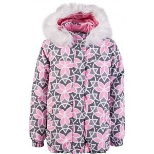 Lewro PAMILA Dívčí zimní bunda, růžová, veľkosť 116/122