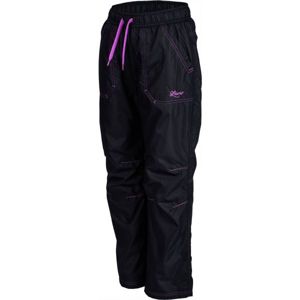 Lewro LEI fialová 128-134 - Dětské zateplené kalhoty