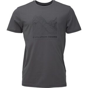 Loap ALDEBRAN Pánské triko, tmavě šedá, velikost