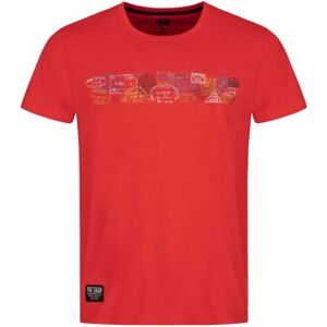 Loap BOLTON Pánské triko, červená, velikost XXXL