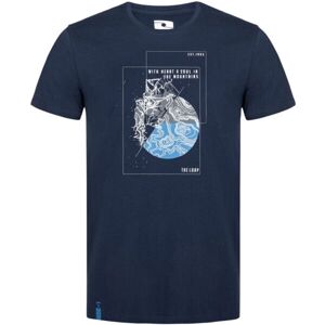 Loap BRETTO Pánské triko, tmavě modrá, veľkosť XL