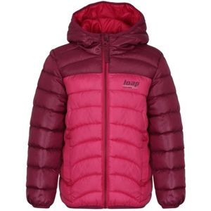 Loap INPETO Dětská bunda, růžová, velikost 112/116