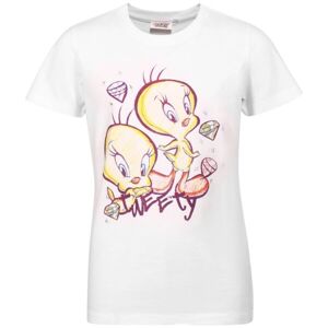 LOONEY TUNES TWEETY RICH Dětské triko, bílá, velikost 140-146