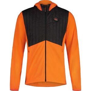 Maloja FICHTE Pánská bunda na kolo, oranžová, velikost XL