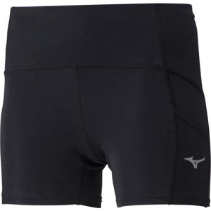 Mizuno CORE SHORT TIGHT Dámské elastické šortky, černá, velikost M