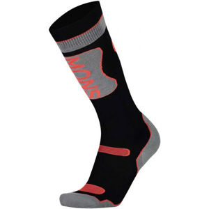 MONS ROYALE PRO LITE TECH Pánské lyžařské ponožky z merino vlny, černá, veľkosť S