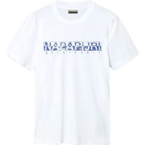 Napapijri SOLANOS bílá XL - Pánské tričko