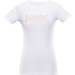 NAX RIVA Dámské bavlněné triko, bílá, velikost XL