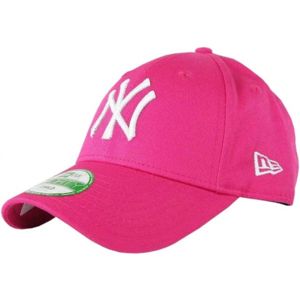 New Era 9FORTY KID MLB LEAGUE BASIC NEYYAN LS růžová  - Dívčí klubová kšiltovka