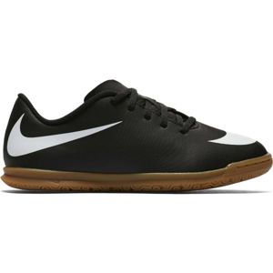 Nike JR BRAVATA IC Dětská sálová obuv, Černá,Bílá,Hnědá, velikost 3.5