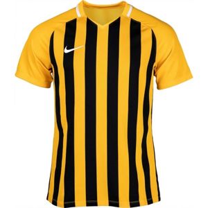 Nike STRIPED DIVISION III JSY SS Pánský fotbalový dres, Žlutá,Černá,Bílá, velikost S